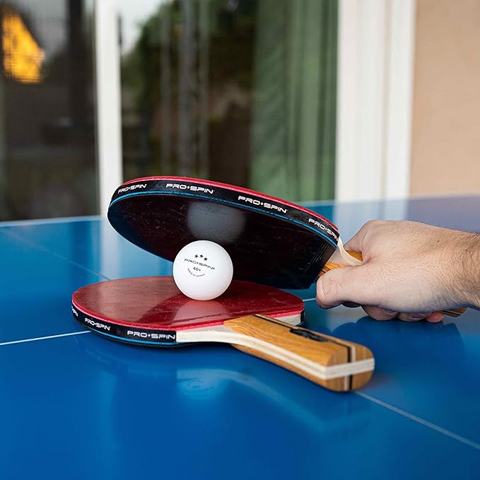 Ping Pong Paddles - High-Performance Set with Premium Table Tennis Rackets, 3-Star Ping Pong Balls, Compact Storage Case | Professional Quality Ping Pong Paddle Set | Indoor & Outdoor Games