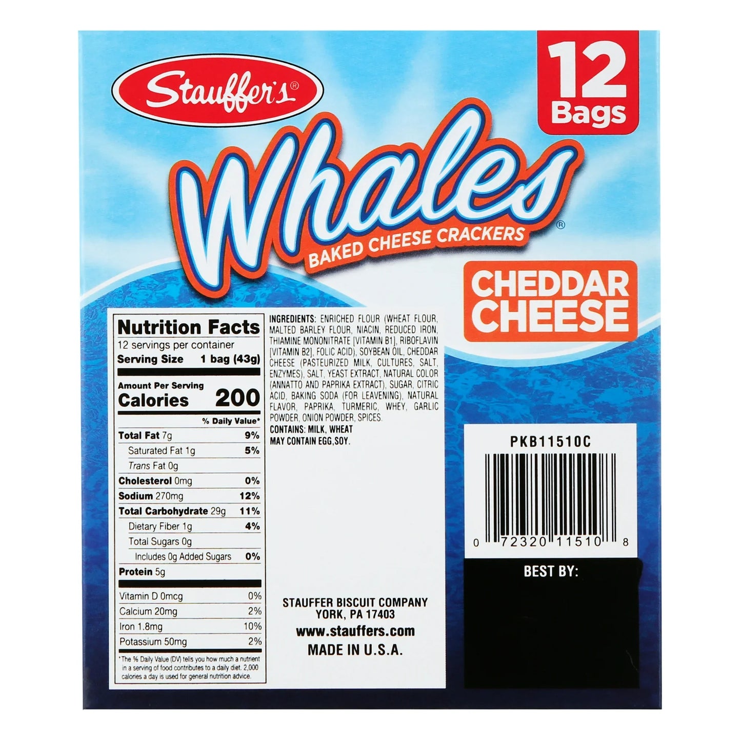 tauffer 12ct/1.5 Oz Whale Multi-pack