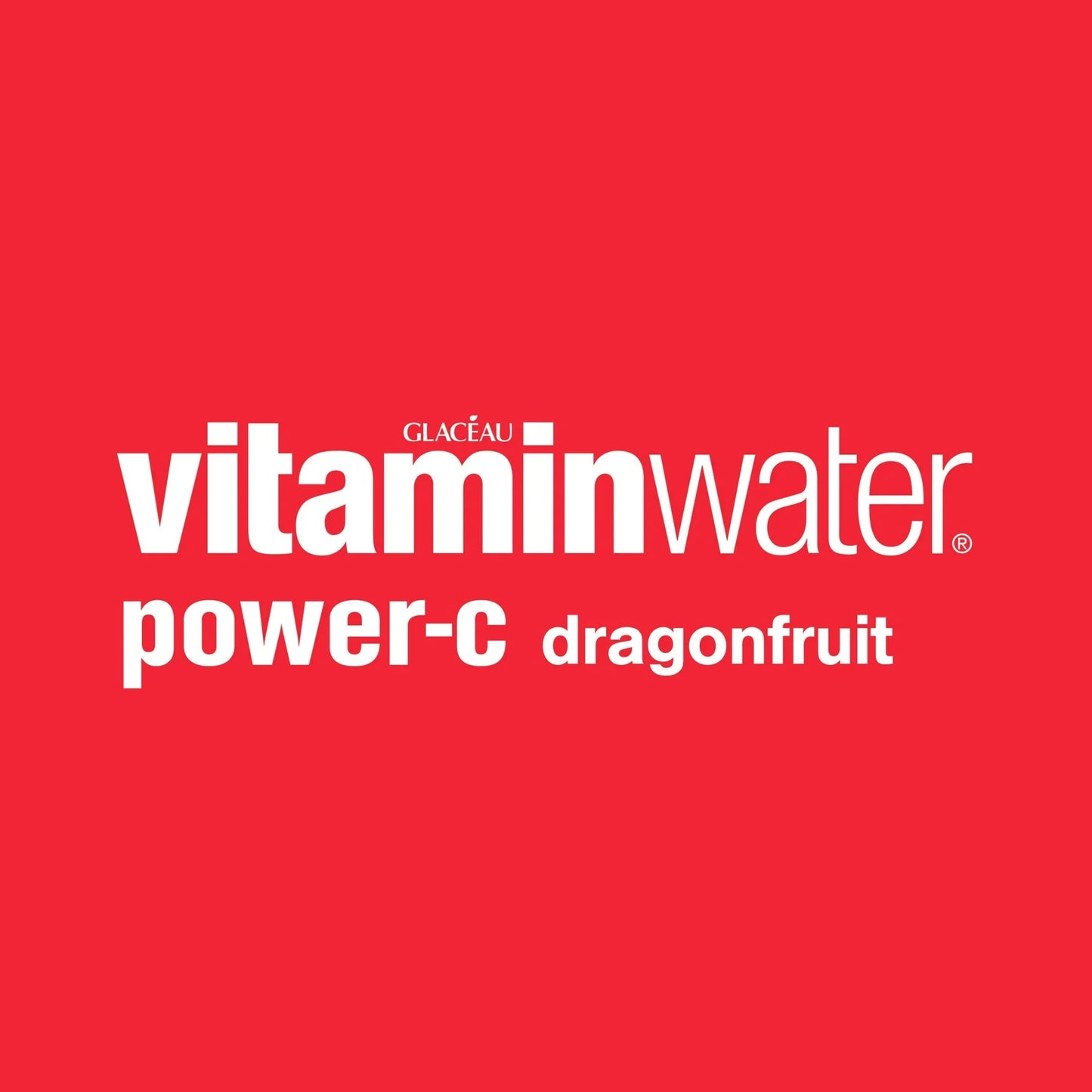 vitaminwater power-c electrolyte enhanced dragonfruit drink, 16.9 fl oz, 6 count bottles