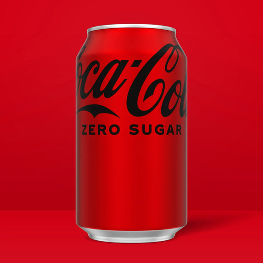 Coca-Cola Zero Sugar Sugar-Free Soda Pop, 12 fl oz Cans, 24 Pack