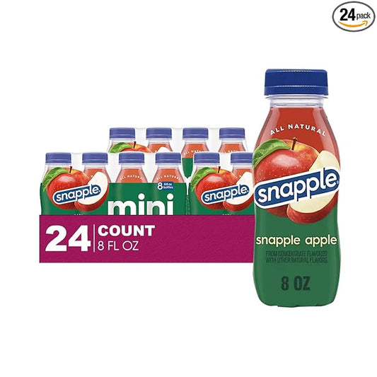 Snapple Apple Juice Drink, 8 fl oz, 8 Mini Bottles													Snapple Apple Juice Drink, 8 fl oz, 8 Mini Bottles