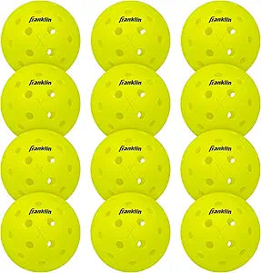 Sports X-40 Outdoor Pickleballs - Official Ball of USA Pickleball, APP Tour + US Open - Regulation Size