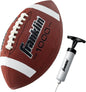 Sports Youth + Adult Footballs - Extra Grip 1000 Official Size, Junior + Pee Wee Kids - 1 + 12 Packs