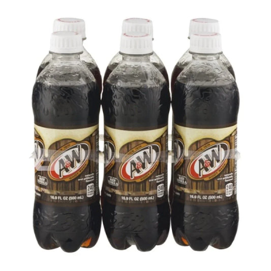 A&W root beer, 16.9 fl oz , 12 bottles, total 202.8 fl oz
