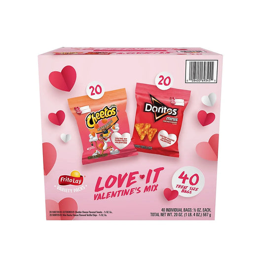 Frito Lay Cheetos & Doritos Valentine's Mix (40 Count)