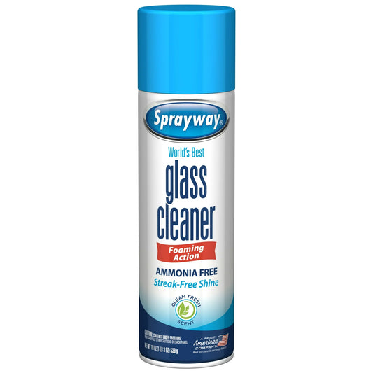 Sprayway Glass Cleaner, Foaming Action 19 oz.4pk