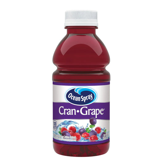 Ocean Spray® Cran-Grape® Juice Drinks, 10 fl oz Bottles, 12 Count